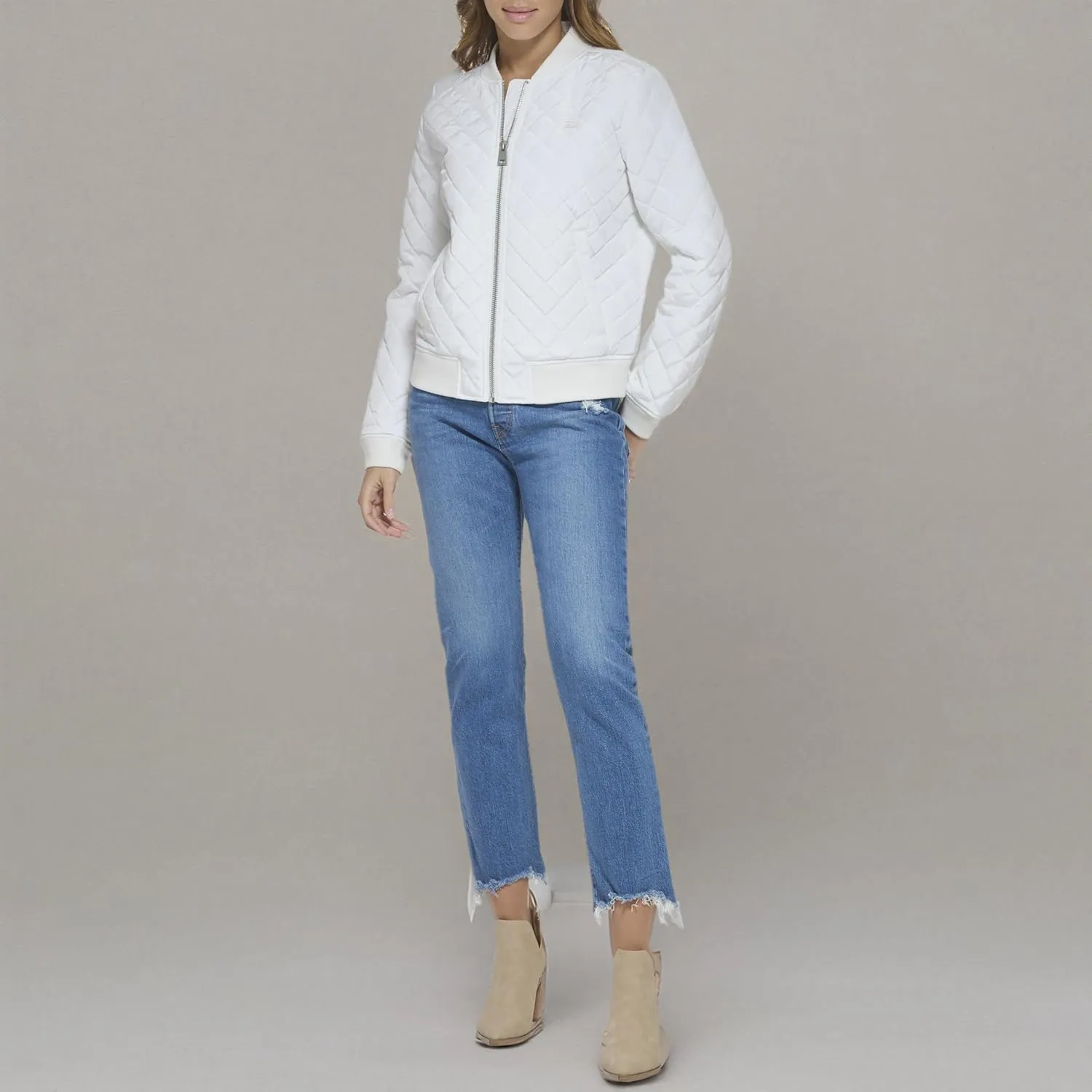 Levi's Women's Diamond Quilted Bomber Jacket (Regular & Plus Size)