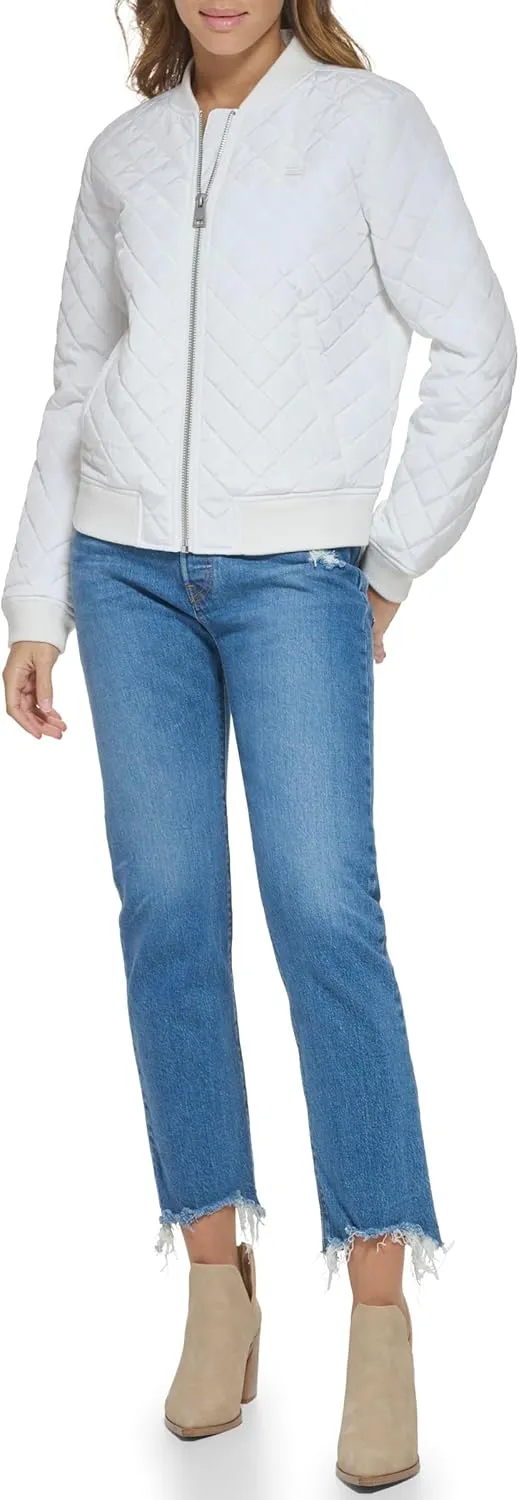 Levi's Women's Diamond Quilted Bomber Jacket (Regular & Plus Size)