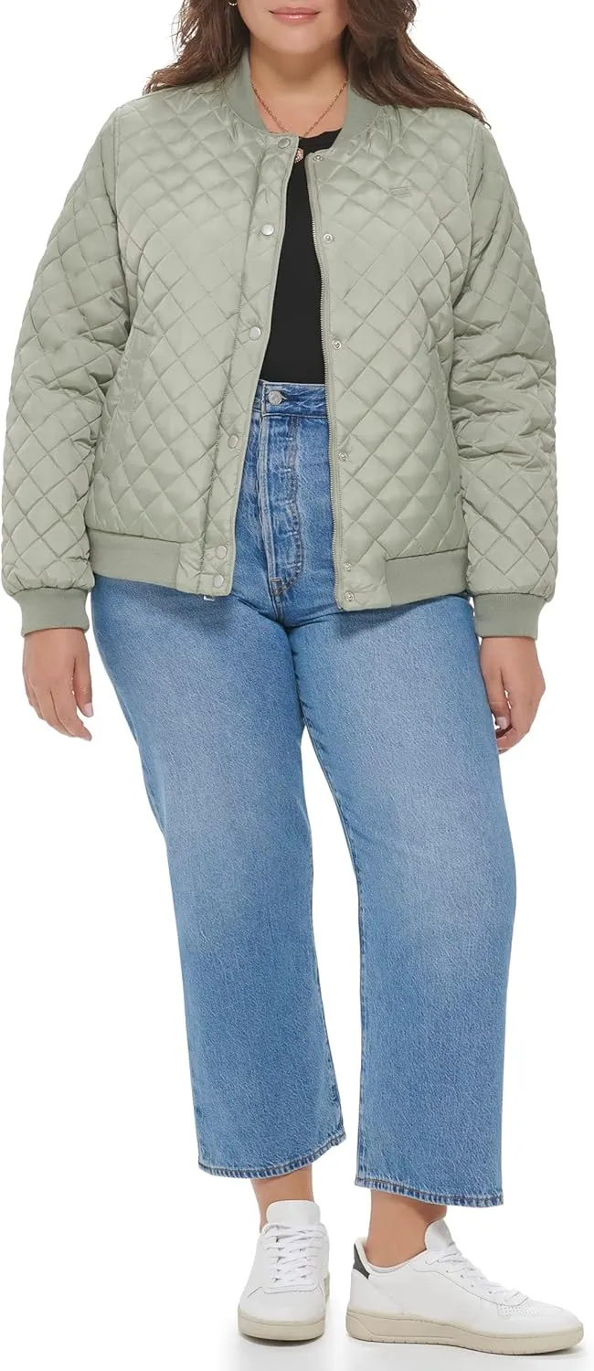Levi's Women's Diamond Quilted Bomber Jacket (Regular & Plus Size)