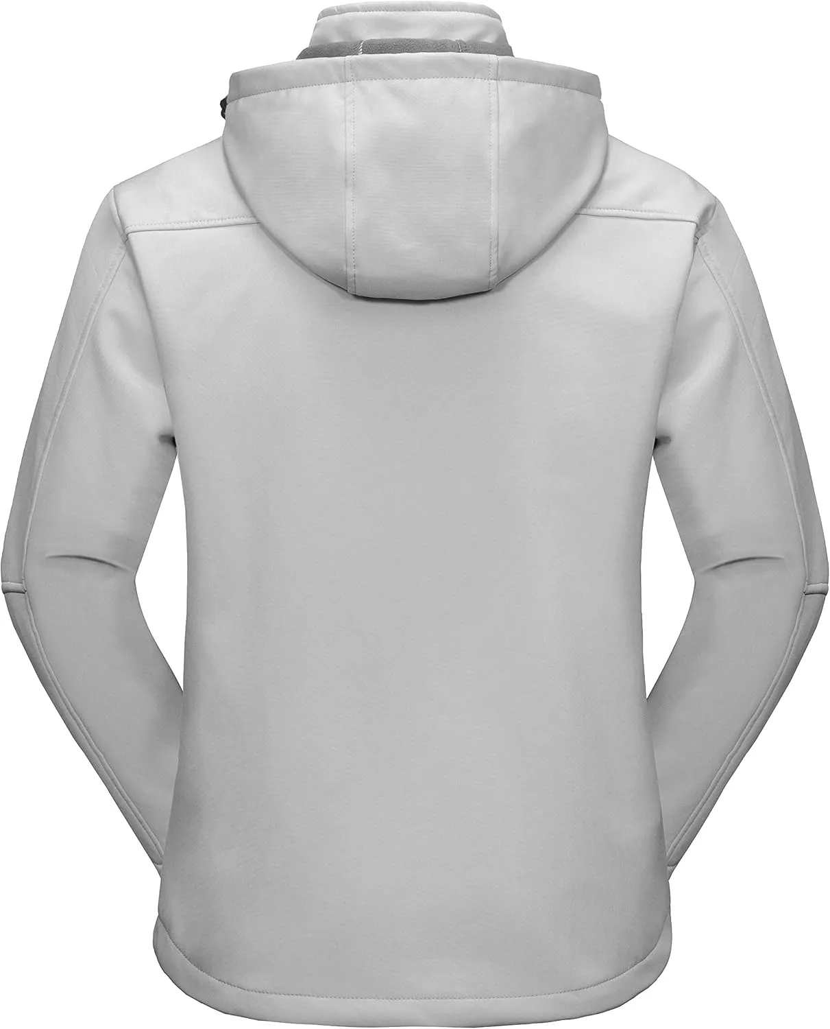 Little Donkey Andy Men’s Softshell Jacket with Removable Hood, Fleece Lined