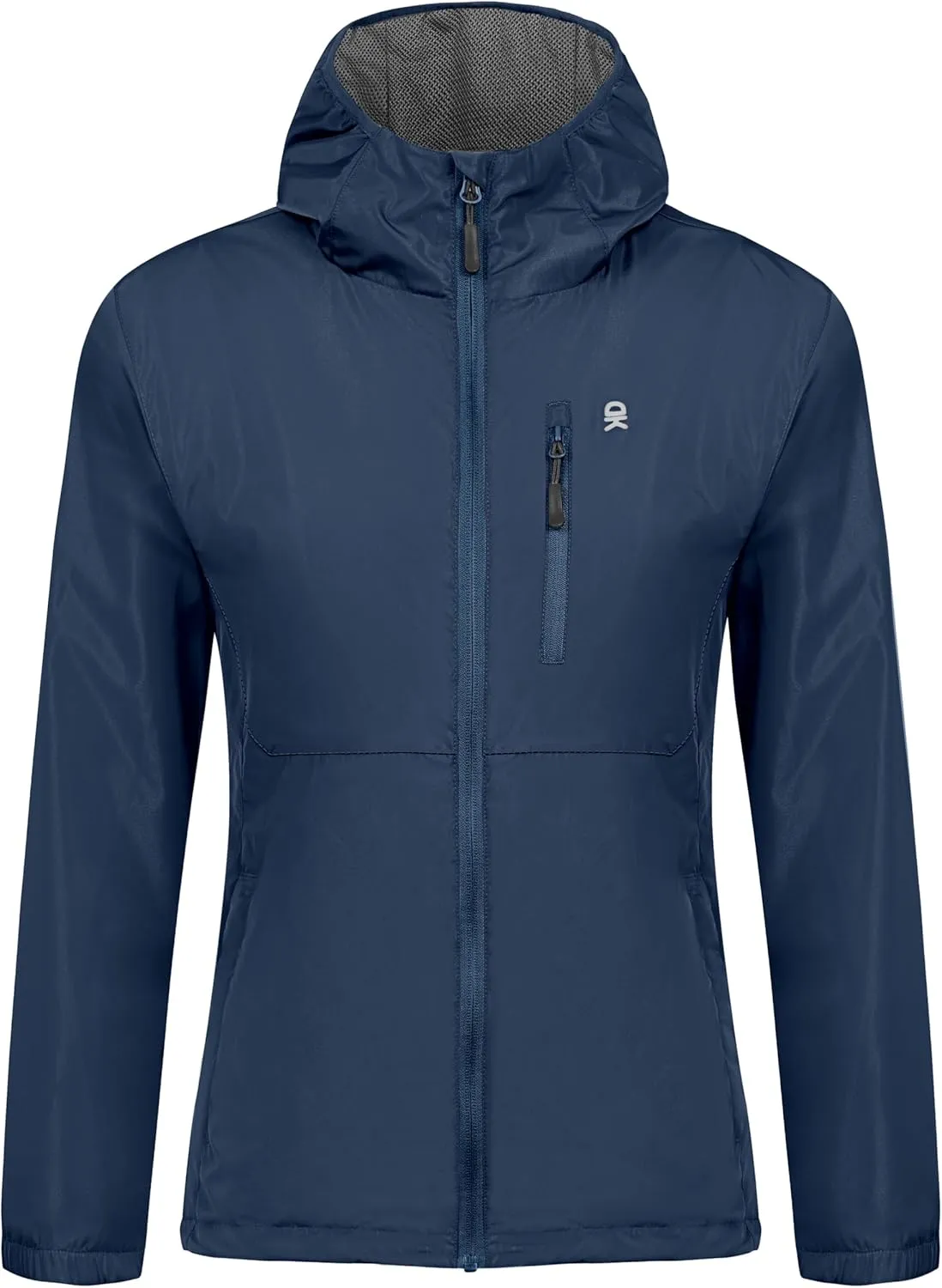Little Donkey Andy Womens Windbreaker Jacket with Hood, Water Repellent Light Jacket for Women Wrinkle Reduction