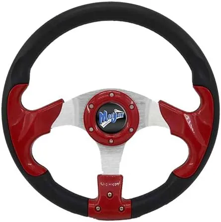 Madjax Razor Golf Cart Steering Wheel and Adapter - Choose from 7 Colors