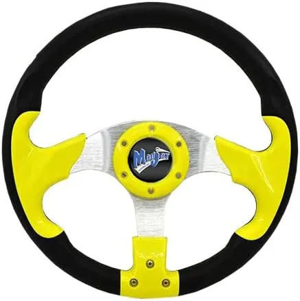 Madjax Razor Golf Cart Steering Wheel and Adapter - Choose from 7 Colors
