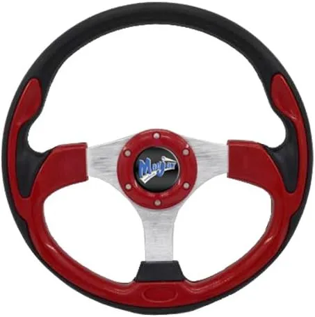Madjax Ultra II Golf Cart Steering Wheel and Adapter - Choose from 7 Colors