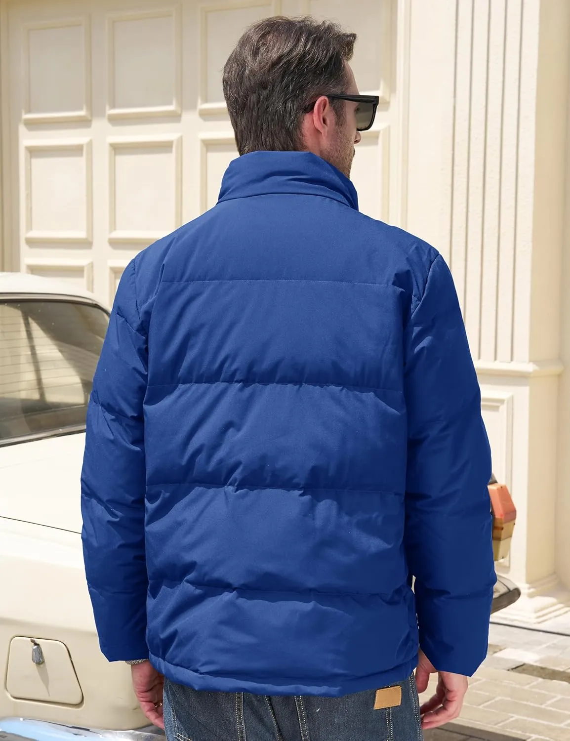 MAGCOMSEN Men's Down Jacket Warm Puffer Jacket Winter Coats Water Resistant Windproof Insulated Jacket
