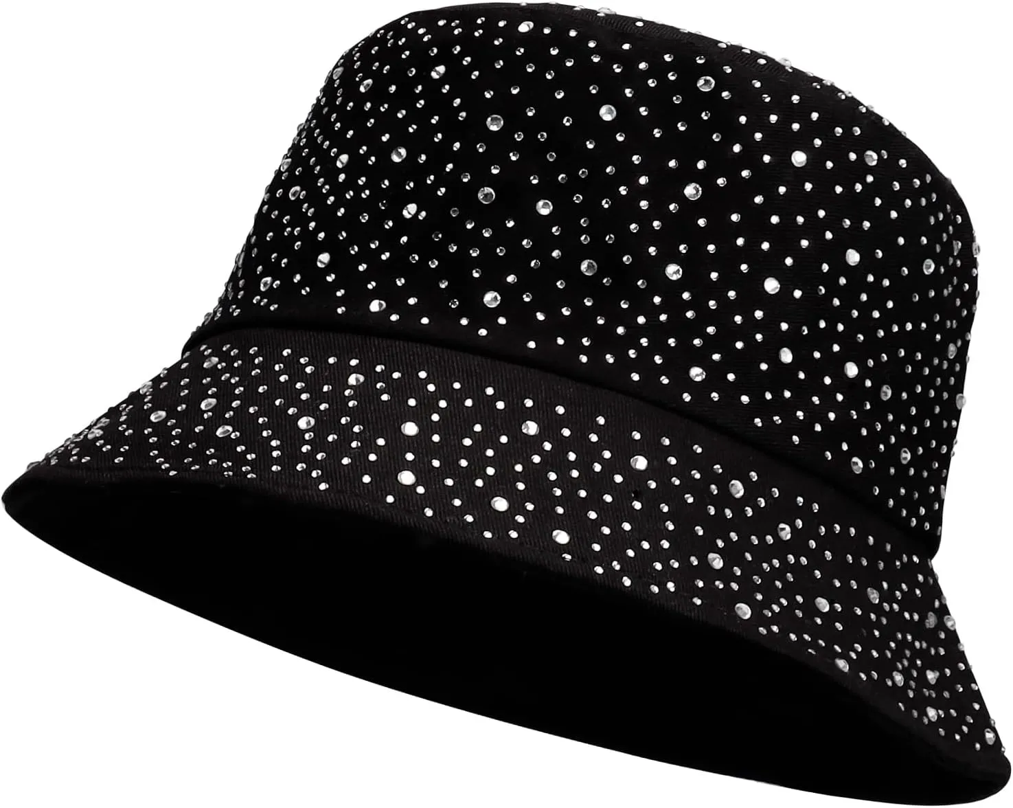 Manfnee Jean Bucket Hat for Women Men Wide Brim Cotton Sun Hat Beach Vacation Travel Accessories