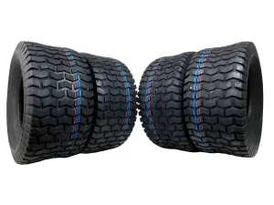 MASSFX 18x8.5-8 Lawn & Garden, Golf Cart, Turf Tires 4 Ply with 5mm Tread Depth 18x8.5x8 (4 Pack)