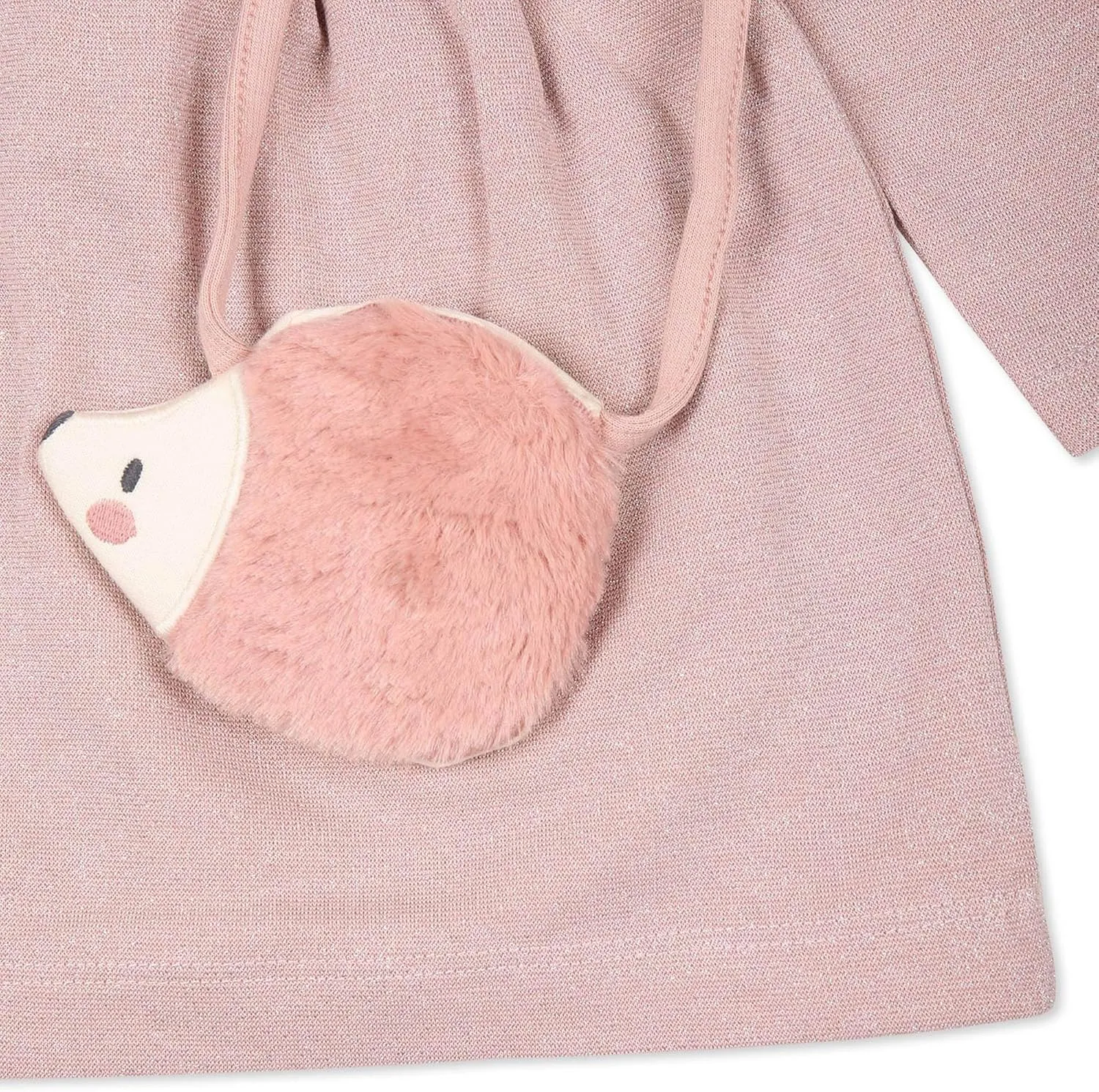 Mayoral Dress with Bag for Baby-Girls Blush