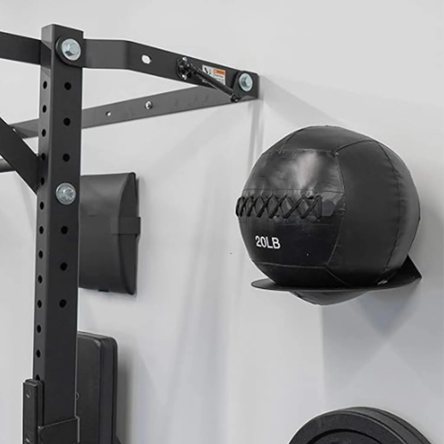 Medicine Ball Rack Exercise Ball Holder Wall Mount, Wall Ball Storage for Gym Sports Garage Home Commercial Accessory 8.8 Inch Inside Diameter