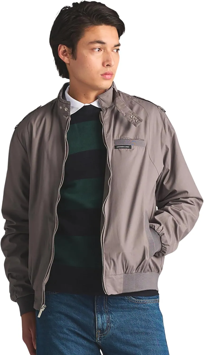 Members Only Original Iconic Racer Jacket for Men | Slim Fit |
