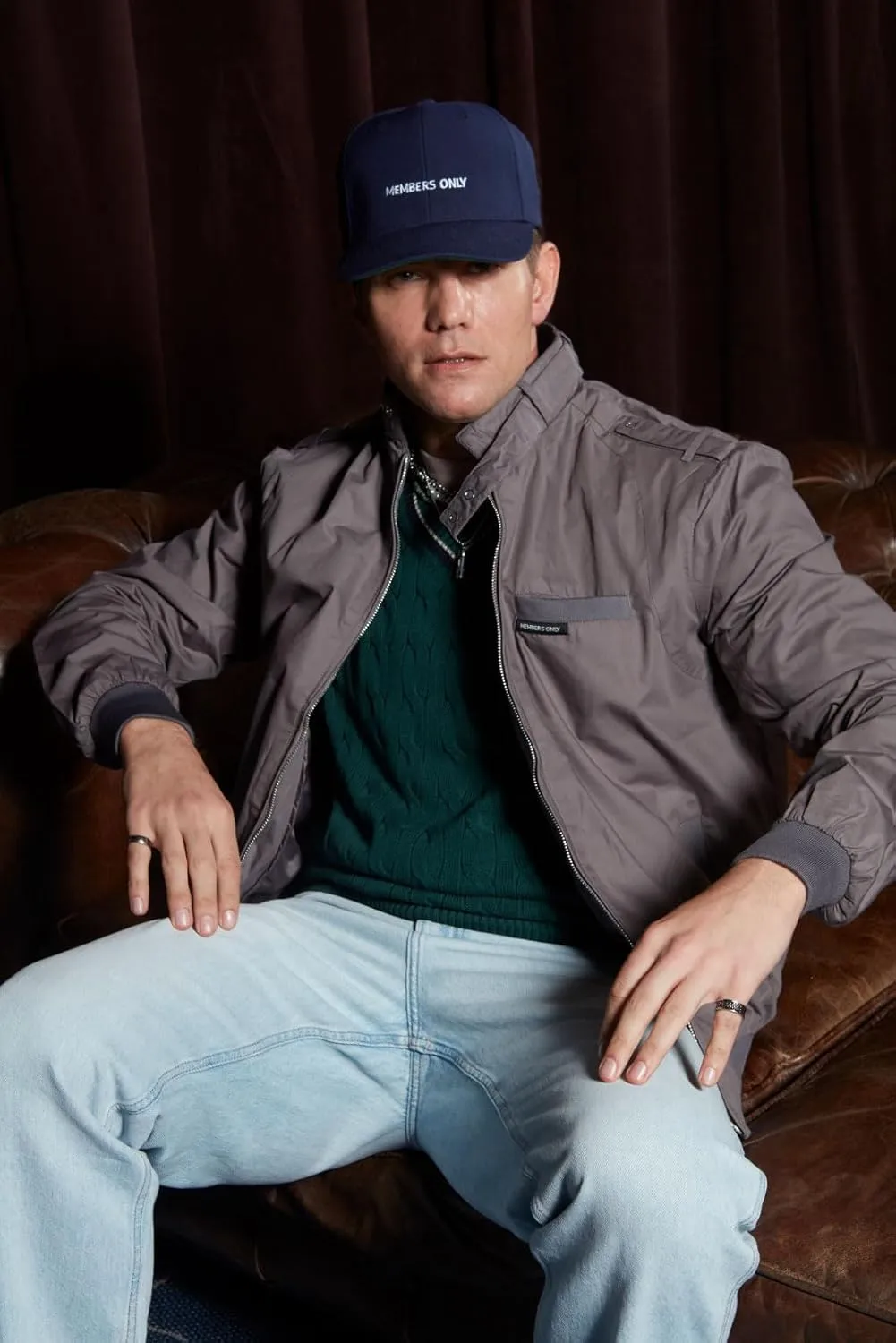 Members Only Original Iconic Racer Jacket for Men | Slim Fit |