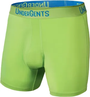 Men's Boxer Brief Underwear. 4.5" Leg & Flyless Pouch for CloudSoft Cooling Comfort Not Compression
