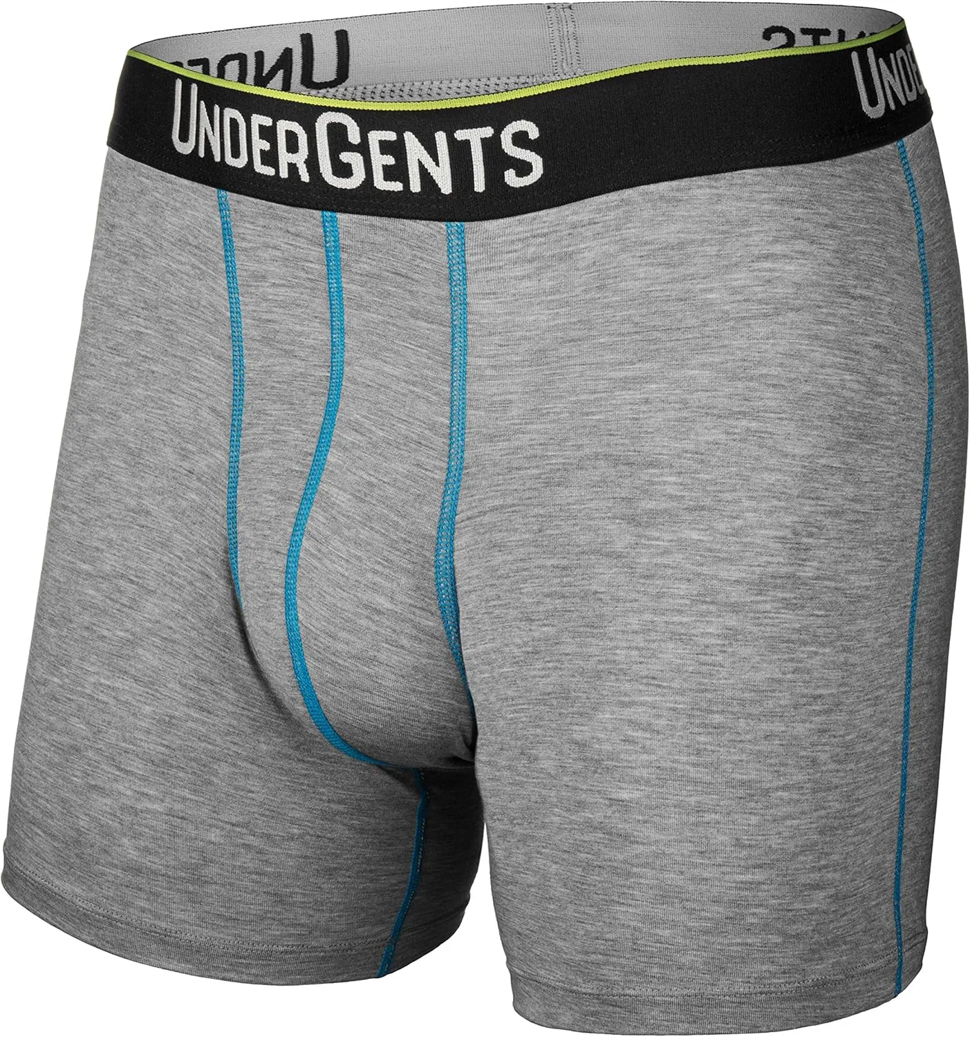Men's Boxer Brief Underwear. 4.5" Leg & Flyless Pouch for CloudSoft Cooling Comfort Not Compression