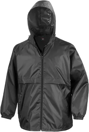 Mens Core Adult Windcheater Water Windproof Jacket