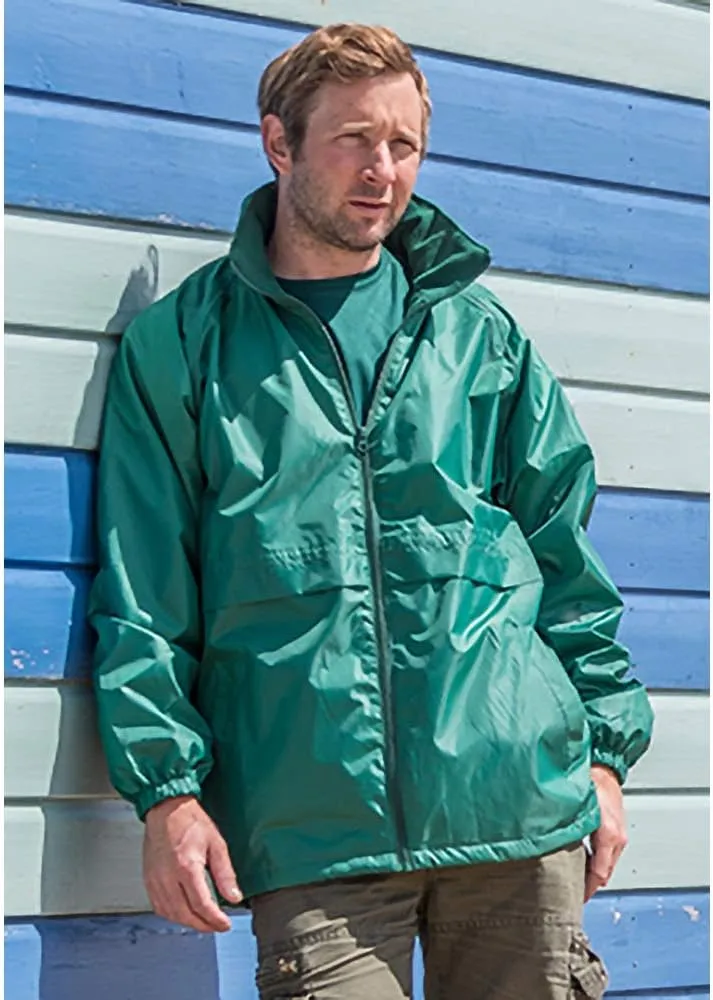 Mens Core Adult Windcheater Water Windproof Jacket