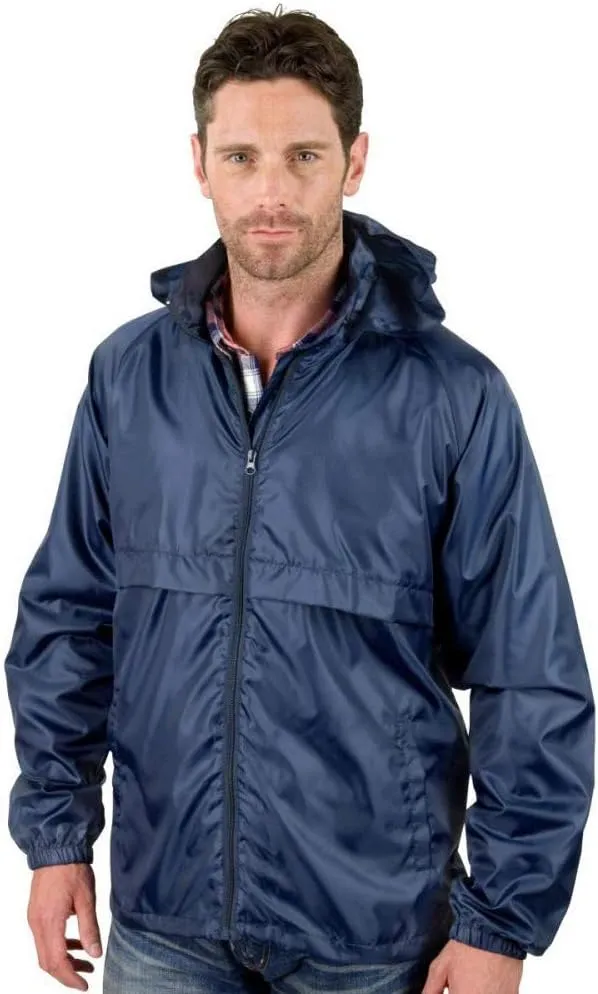 Mens Core Adult Windcheater Water Windproof Jacket