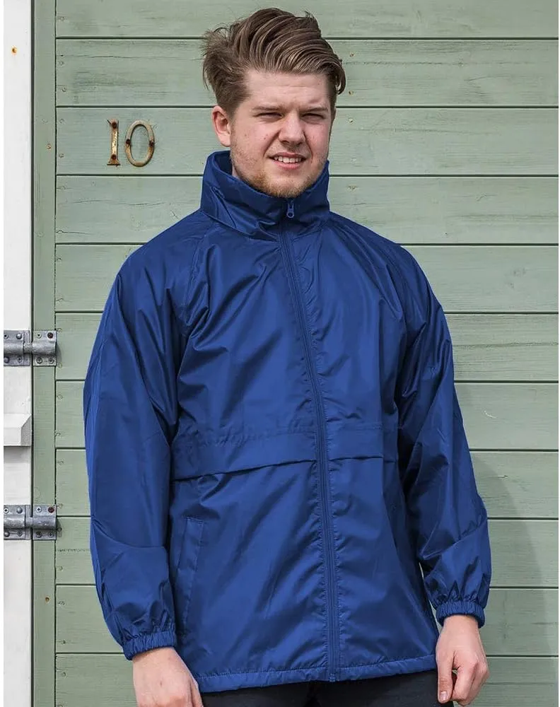 Mens Core Adult Windcheater Water Windproof Jacket