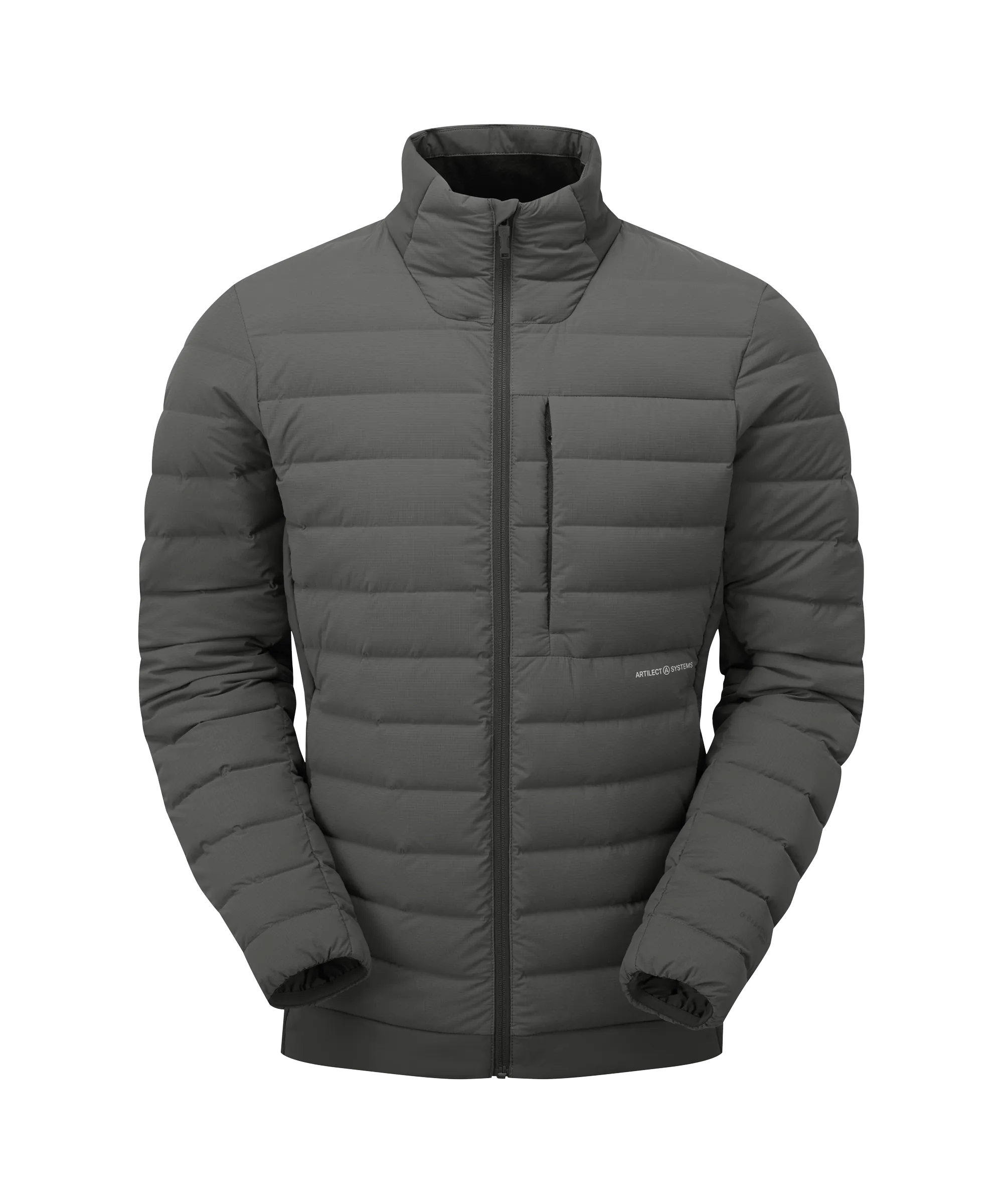 Mens Divide Fusion Stretch Jacket - Ash