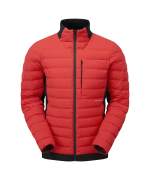 Mens Divide Fusion Stretch Jacket - Ember/Black