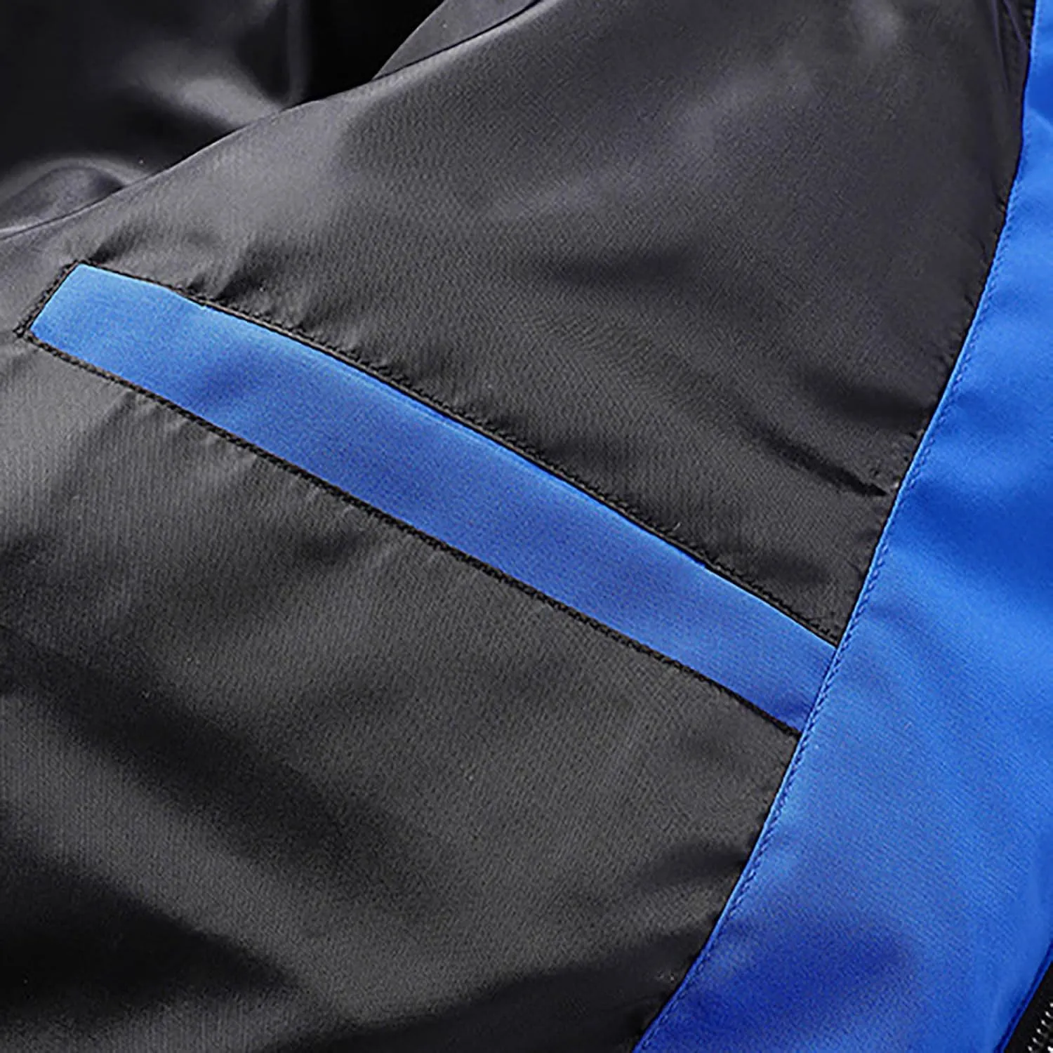 Men's Down Jacket Warm Stand Up Collar Zip Up Bubble Jacket Winter Water Resistant Windproof Insulated Puffer Jacket