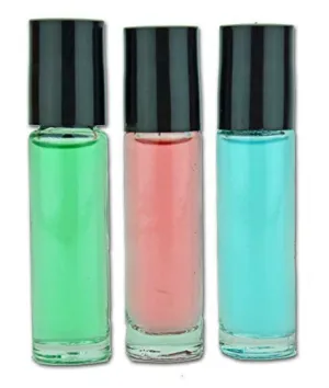 Mens Fragrance Samples - Roll on Body Oil, Pure Uncut Solid Perfume, Travel Size Cologne, Rollerball Alt Fragrance, 3 Pc