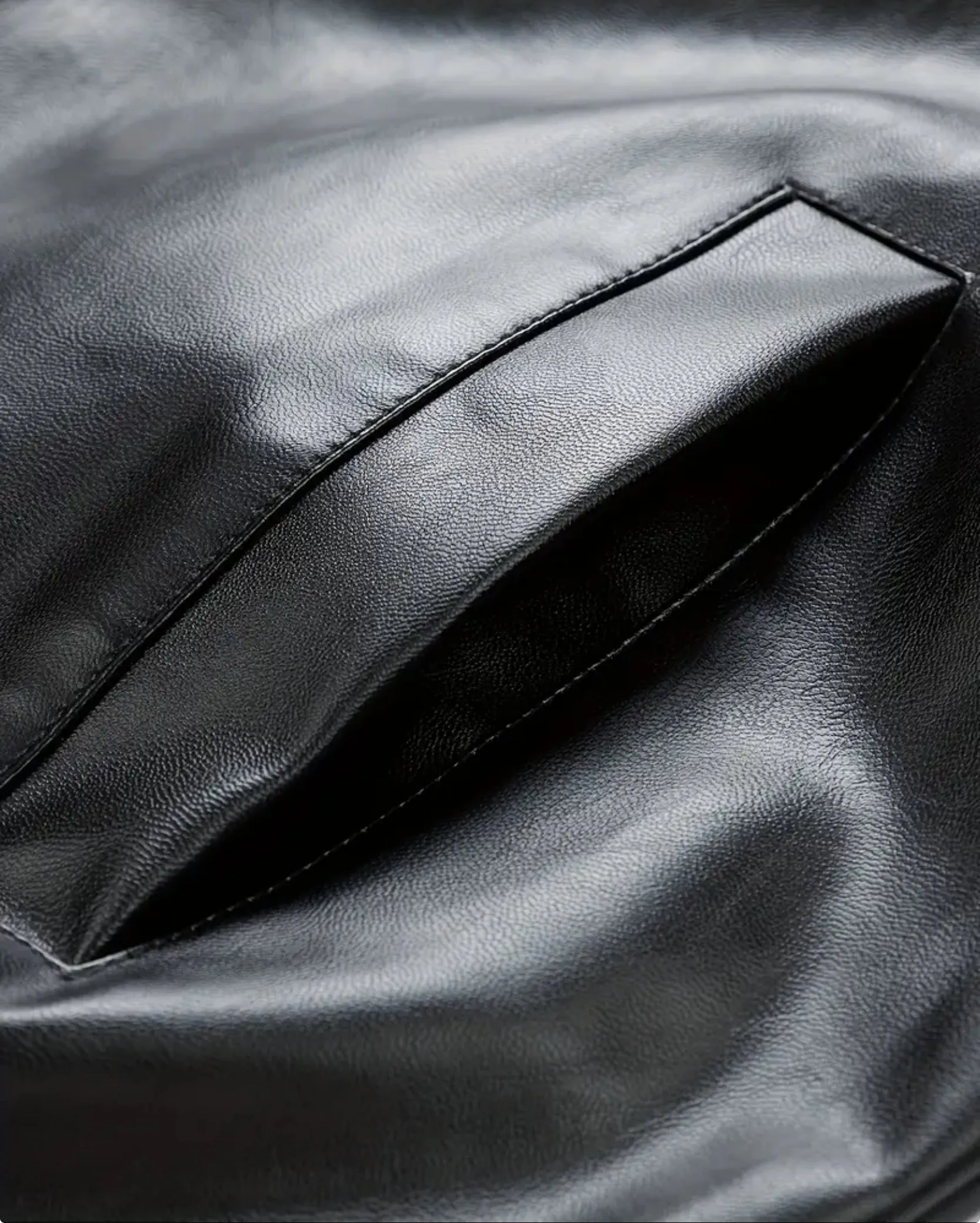 Men'S Trendy Faux Leather Racing Jacket
