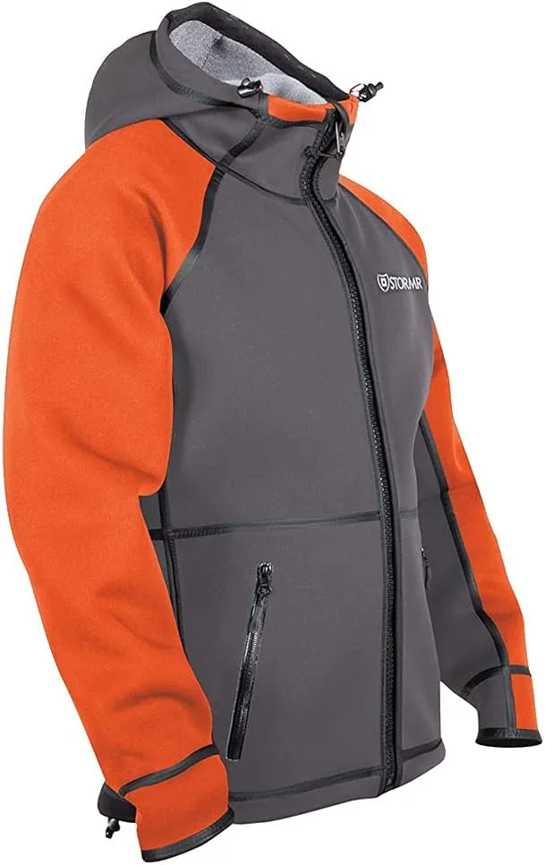 Men's Typhoon Neoprene Waterproof Windproof Warm Comfortable Maneuverable Foul Weather Jacket