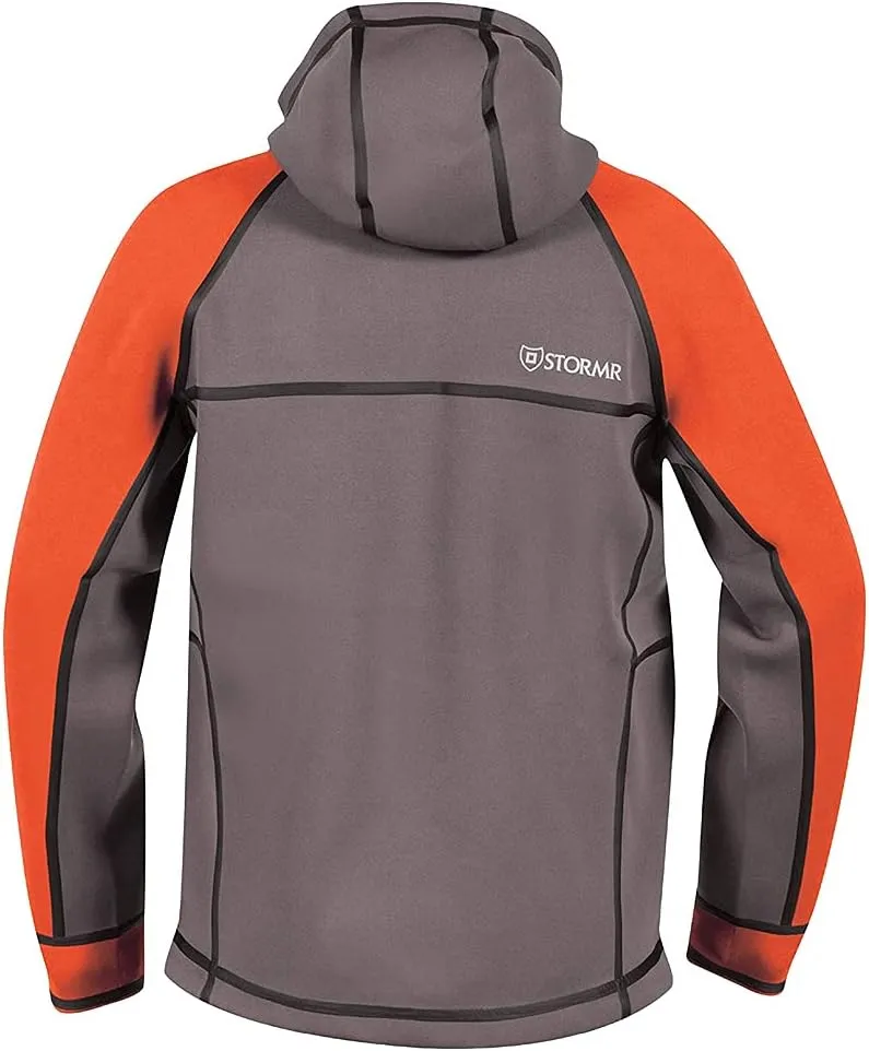 Men's Typhoon Neoprene Waterproof Windproof Warm Comfortable Maneuverable Foul Weather Jacket