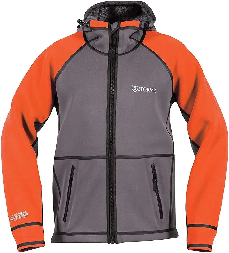 Men's Typhoon Neoprene Waterproof Windproof Warm Comfortable Maneuverable Foul Weather Jacket