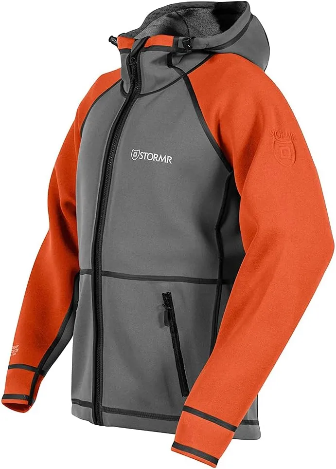 Men's Typhoon Neoprene Waterproof Windproof Warm Comfortable Maneuverable Foul Weather Jacket