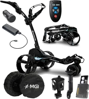 MGI Remote Controlled Zip Navigator Golf Cart with Accessories | Power Bundle | 3-Year Warranty | 36 Holes Extended Battery (Power Bundle Only)