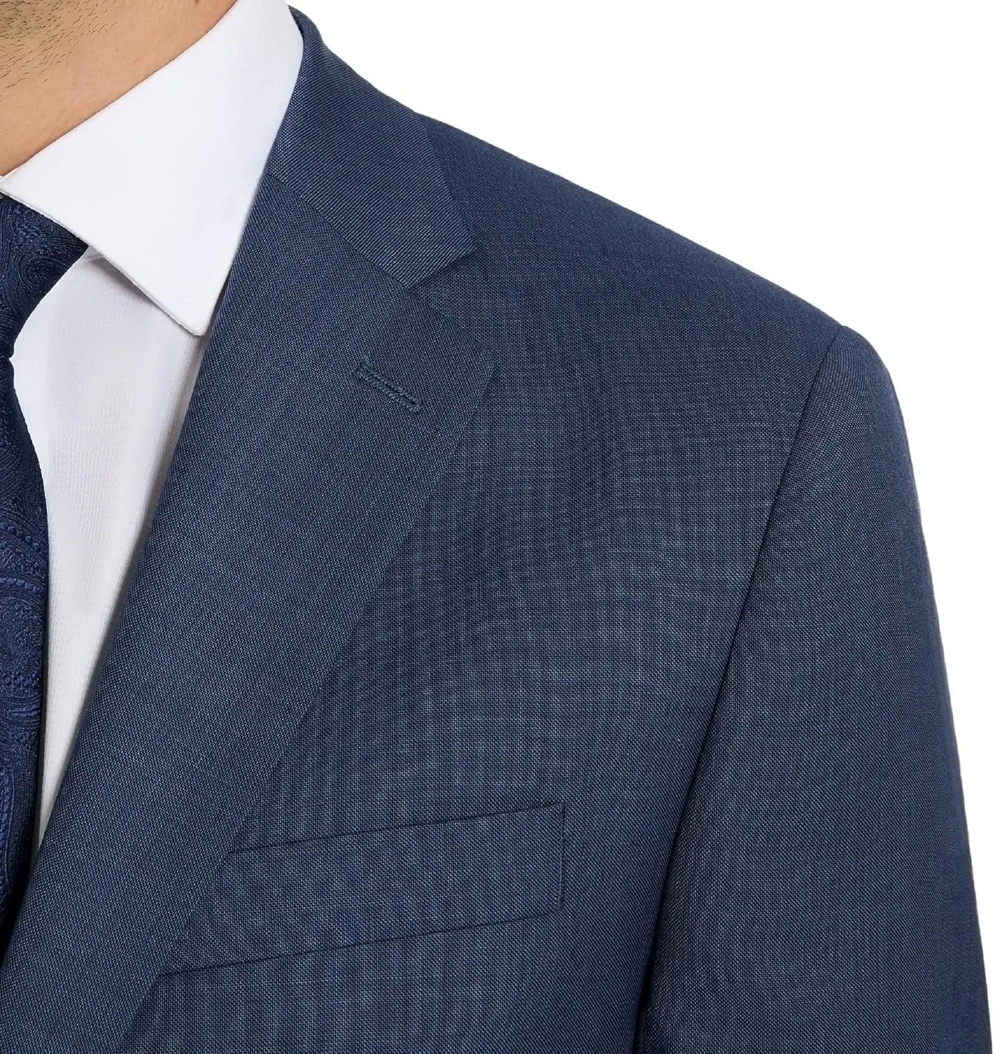 Michael Kors Men’s 3-Piece Classic Fit Suit Separates | Blazer, Vest & Pants, Perfect for Weddings, Proms & Formal Events