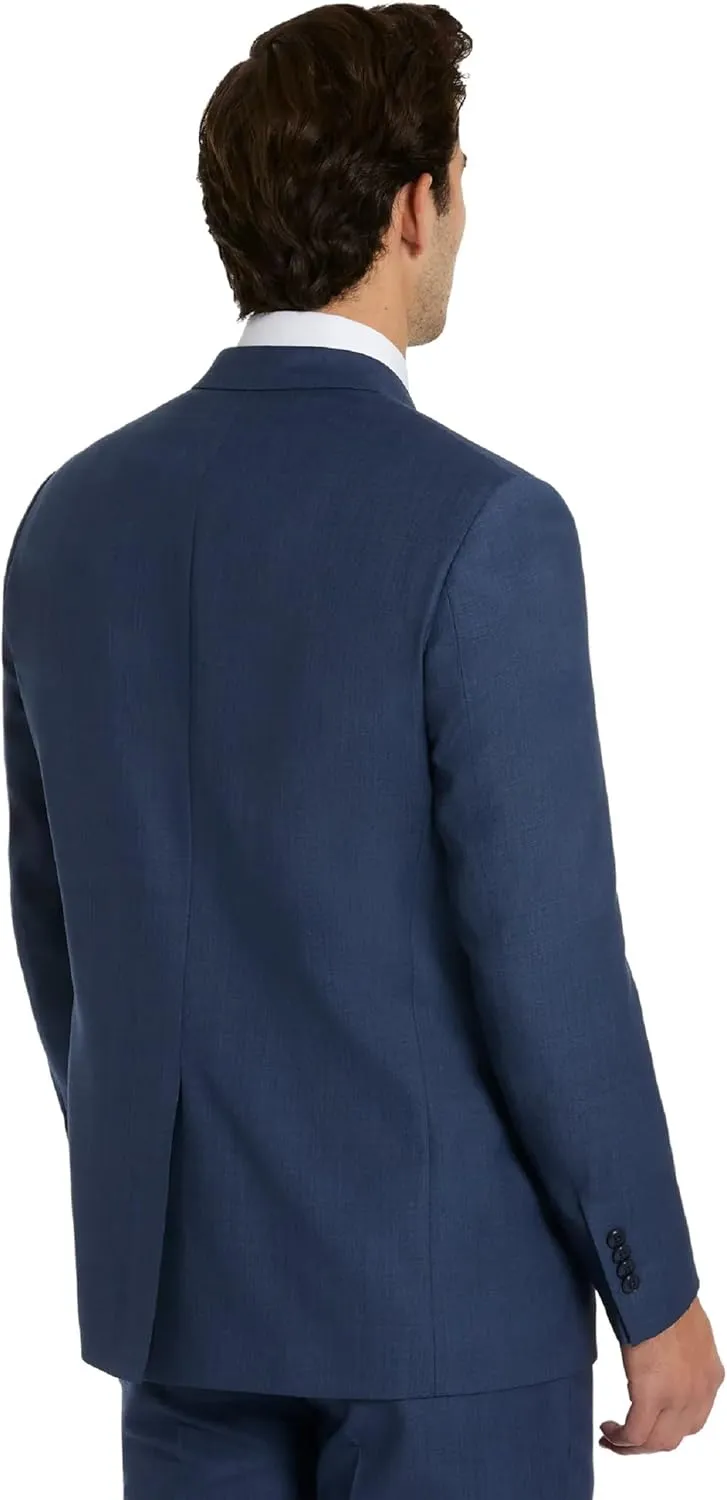 Michael Kors Men’s 3-Piece Classic Fit Suit Separates | Blazer, Vest & Pants, Perfect for Weddings, Proms & Formal Events
