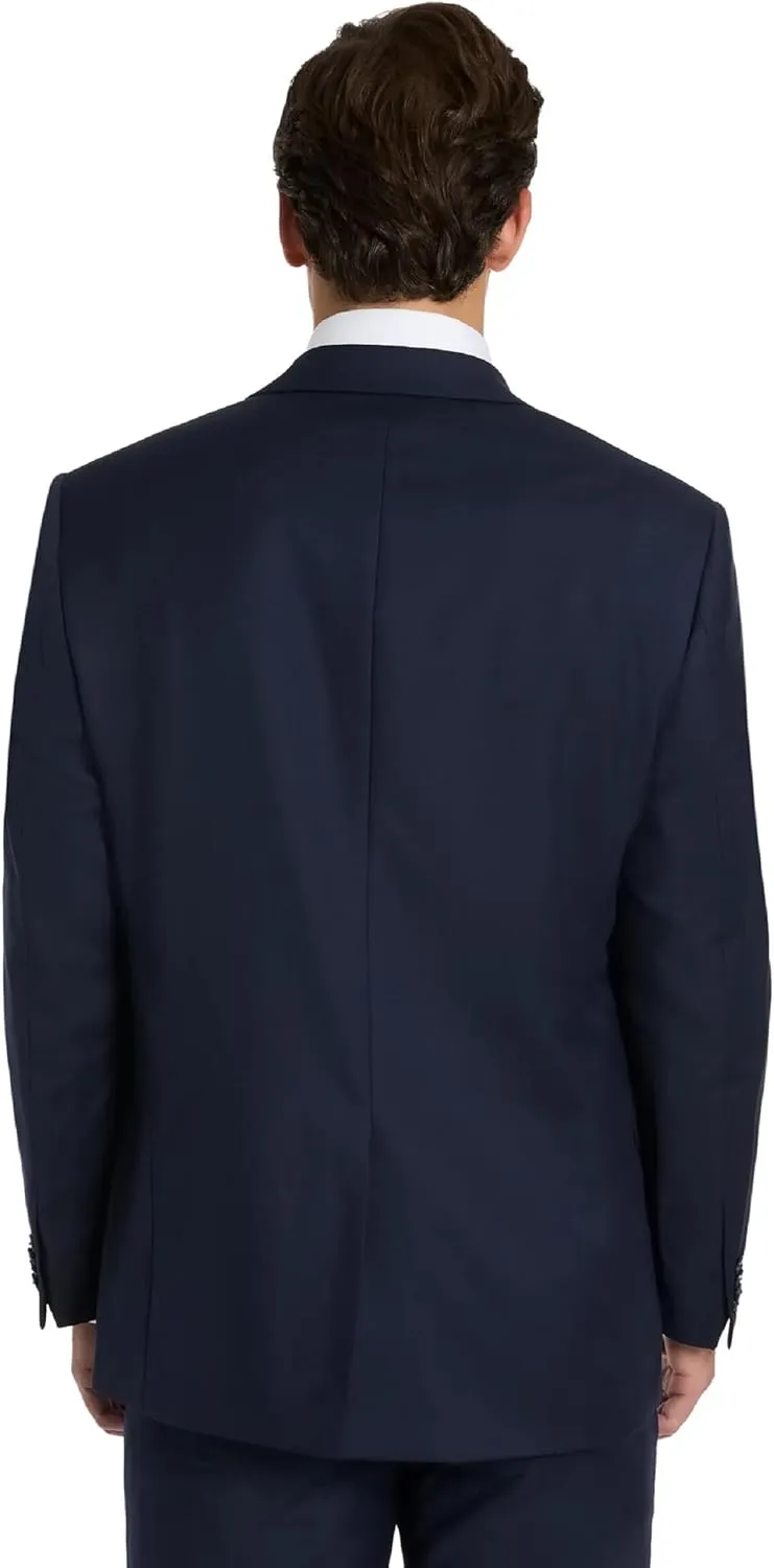 Michael Kors Men’s 3-Piece Classic Fit Suit Separates | Blazer, Vest & Pants, Perfect for Weddings, Proms & Formal Events