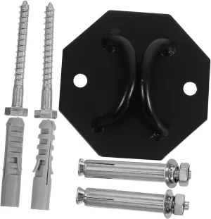 Milisten 1 Set Heavy Duty Ceiling Mount Plate for Punching Bags Swings Hammocks Sturdy Design Easy Installation for Various Wall Types Versatile Hardware Accessories for Climbing Ropes Yoga