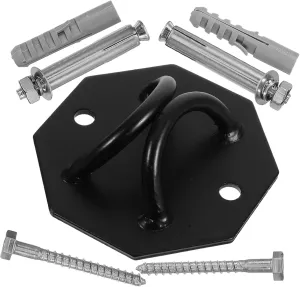 Milisten 1 Set Heavy Duty Hammock Hanger with Design Ceiling Mount Hardware for Punching Bags Hammocks and Climbing Ropes Easy Installation and Secure Mechanism