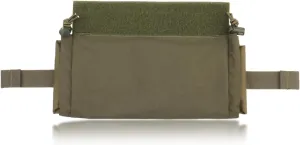 Military Tactical FC First Aid Kit Pouch for Large,Tactical Vest Chest Hanging Multifunctional Portable Utility Expansion Outdoor Medical Bag (Green)