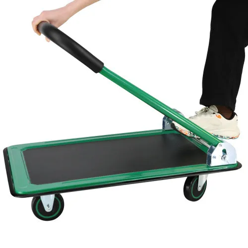Mobile Platform Trolley Home Large Foldable Cart Cart Cart 330 Lb