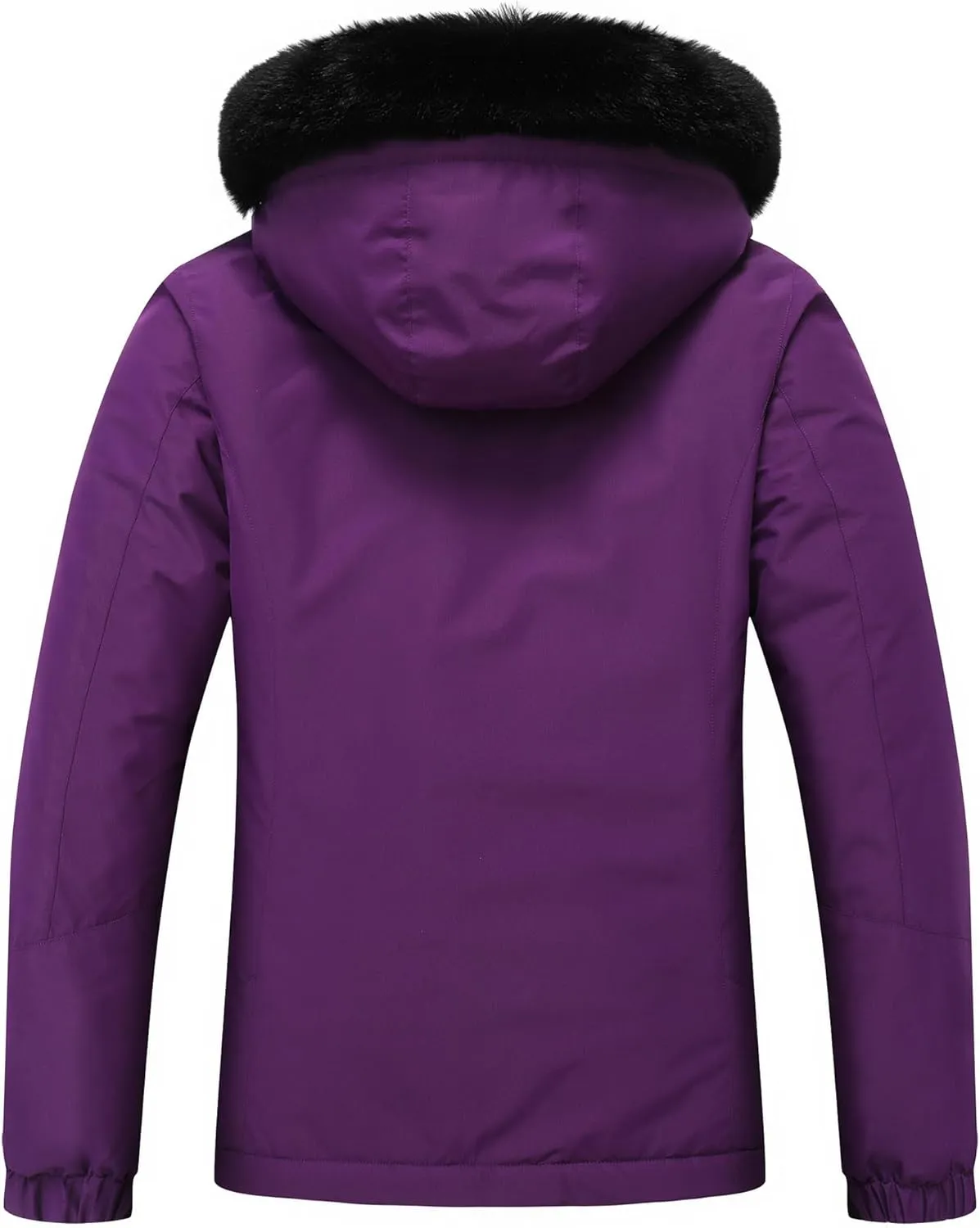 MOERDENG Women's Insulated Snow Ski Jacket Warm Winter Coat Waterproof Snowboarding Jacket Softshell Hiking Winter Jacket