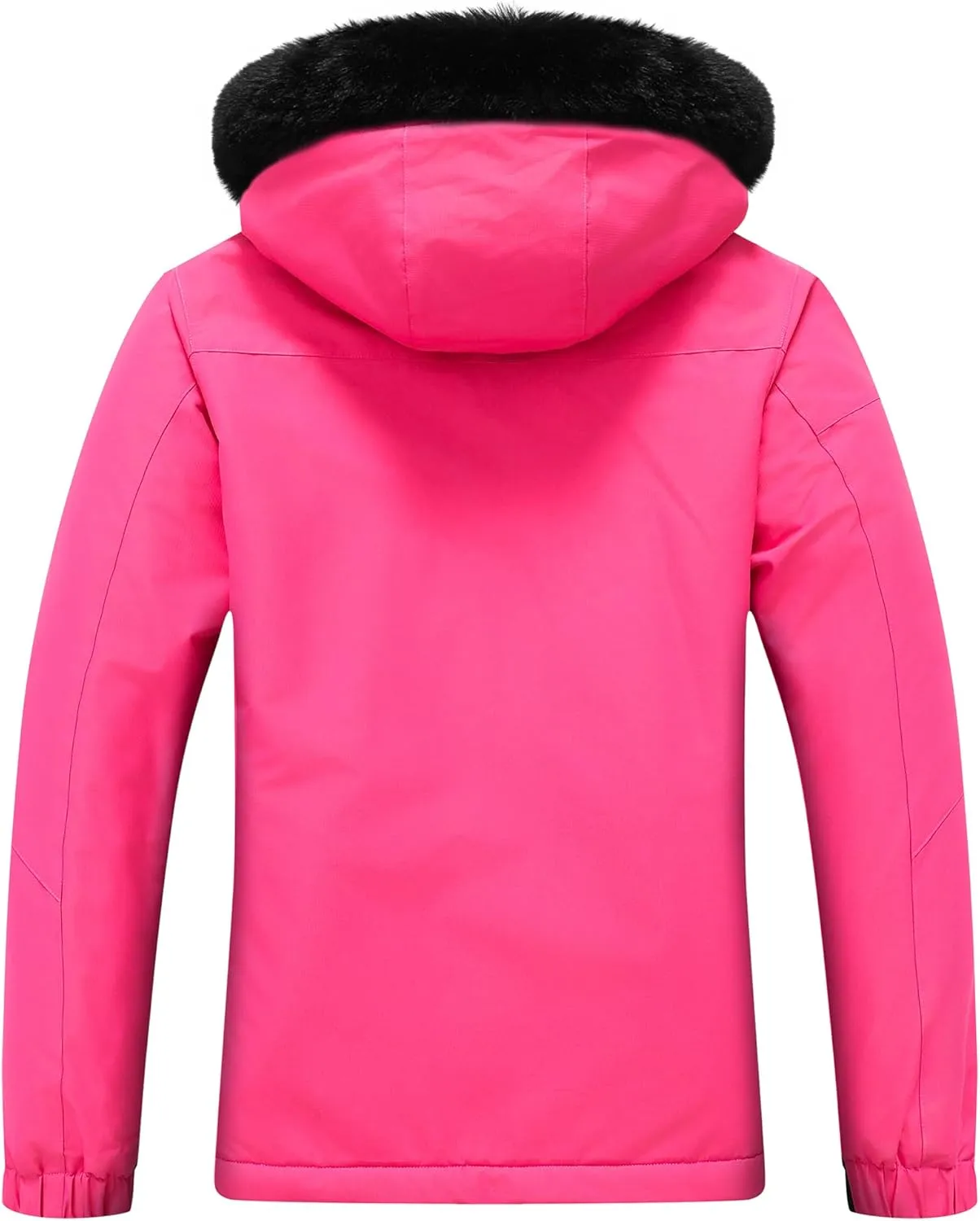 MOERDENG Women's Waterproof Snow Ski Jacket - Warm Winter Coat Insulated for Snowboarding, Mountain Hiking