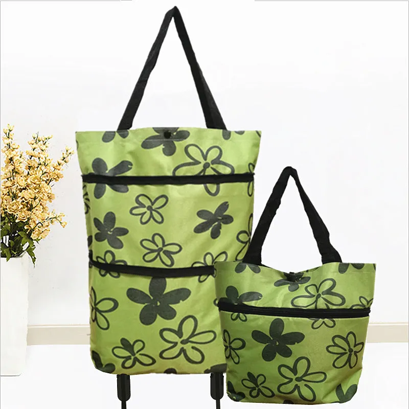 🎉Mother's Day Promotion-50% OFF🎉Foldable Shopping Trolley Tote Bag