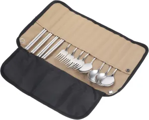Multi-function Camping Tableware Set Storage Pouch for Easy Organization