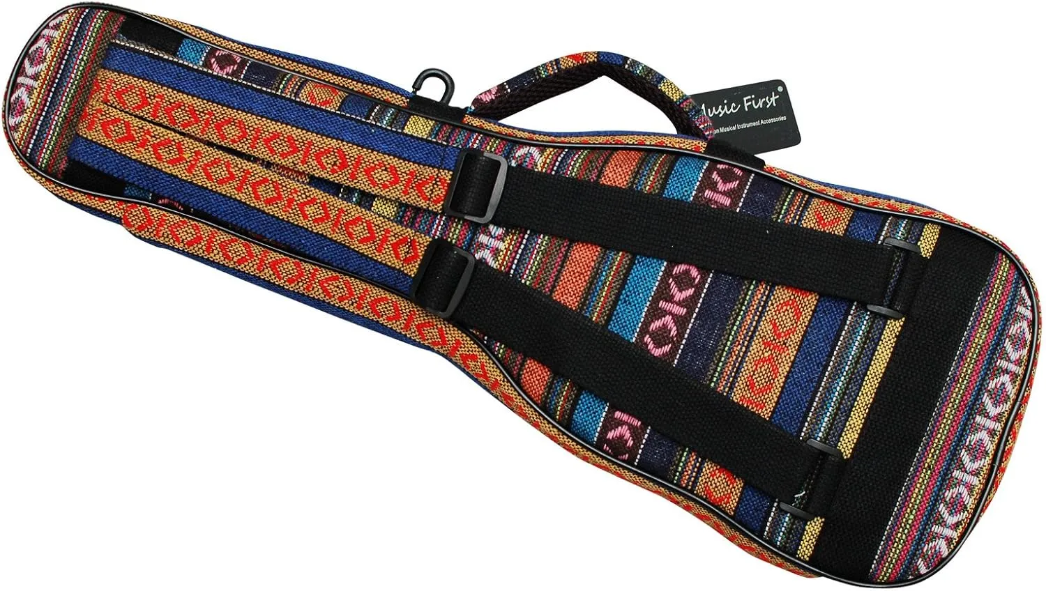 MUSIC FIRST 21" Soprano Country Style Ukulele Bag Gig Bag Case Cover Version 3.0