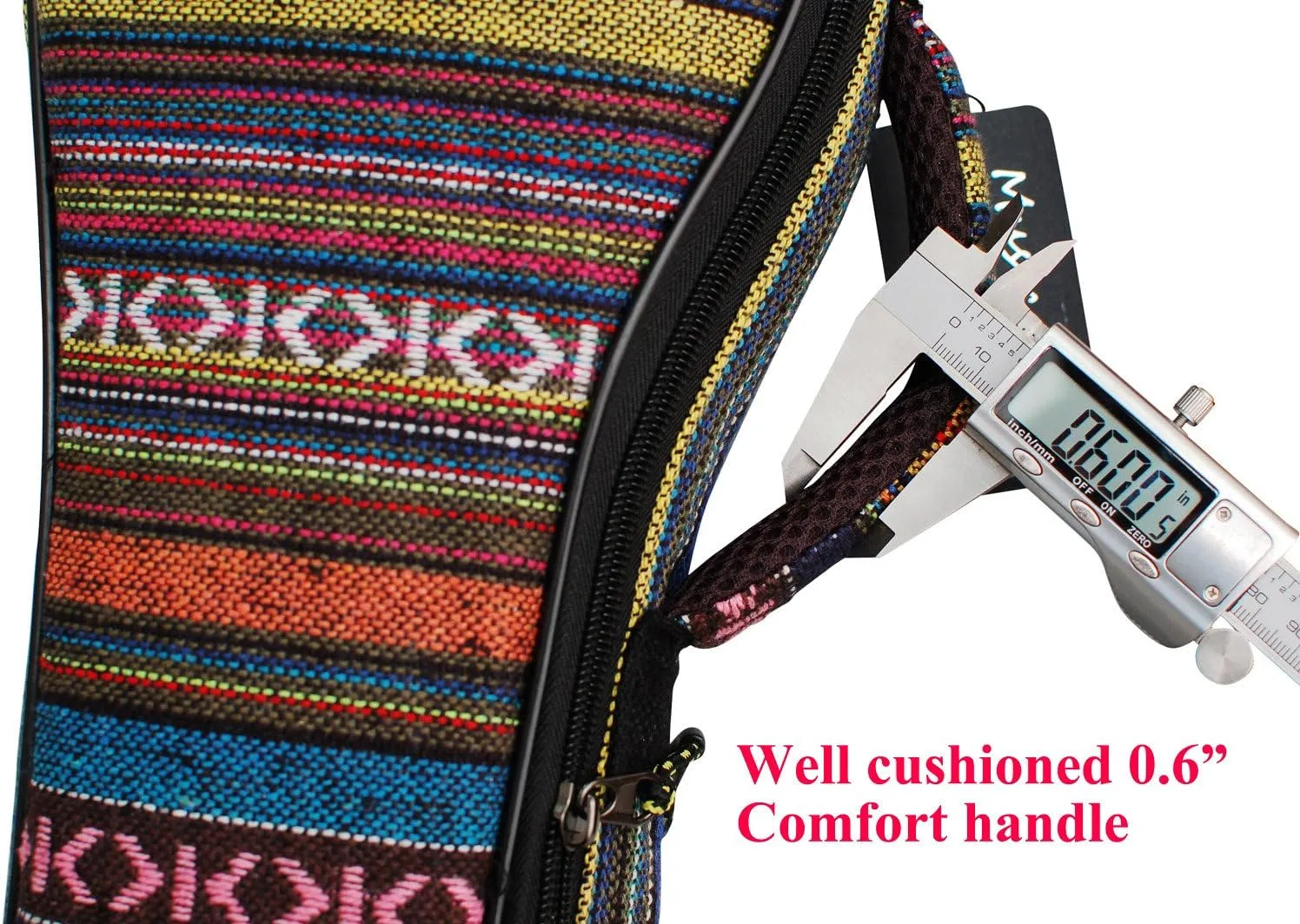 MUSIC FIRST 21" Soprano Country Style Ukulele Bag Gig Bag Case Cover Version 3.0