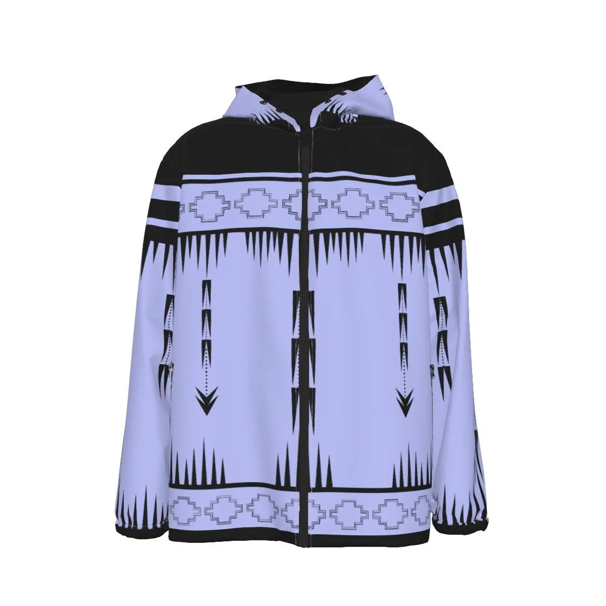 Native Print Windproof Jacket