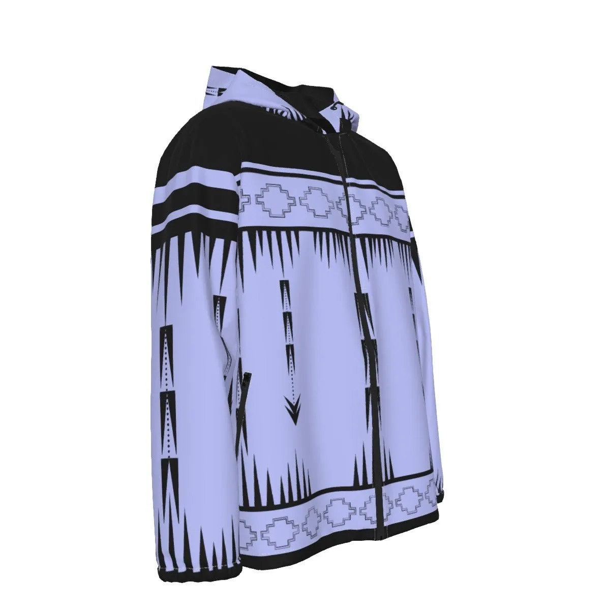 Native Print Windproof Jacket