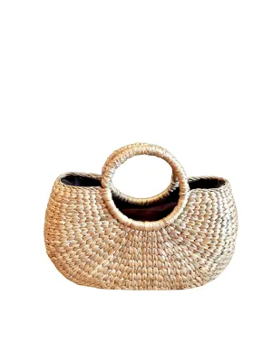 Natural Color Straw Basket Bag,Mini Straw Bag,Straw Basket Bag,Market Basket Bags,Summer Straw Bag,Straw Basket Tote,Straw Basket Purse,Straw Tote Beach Bag