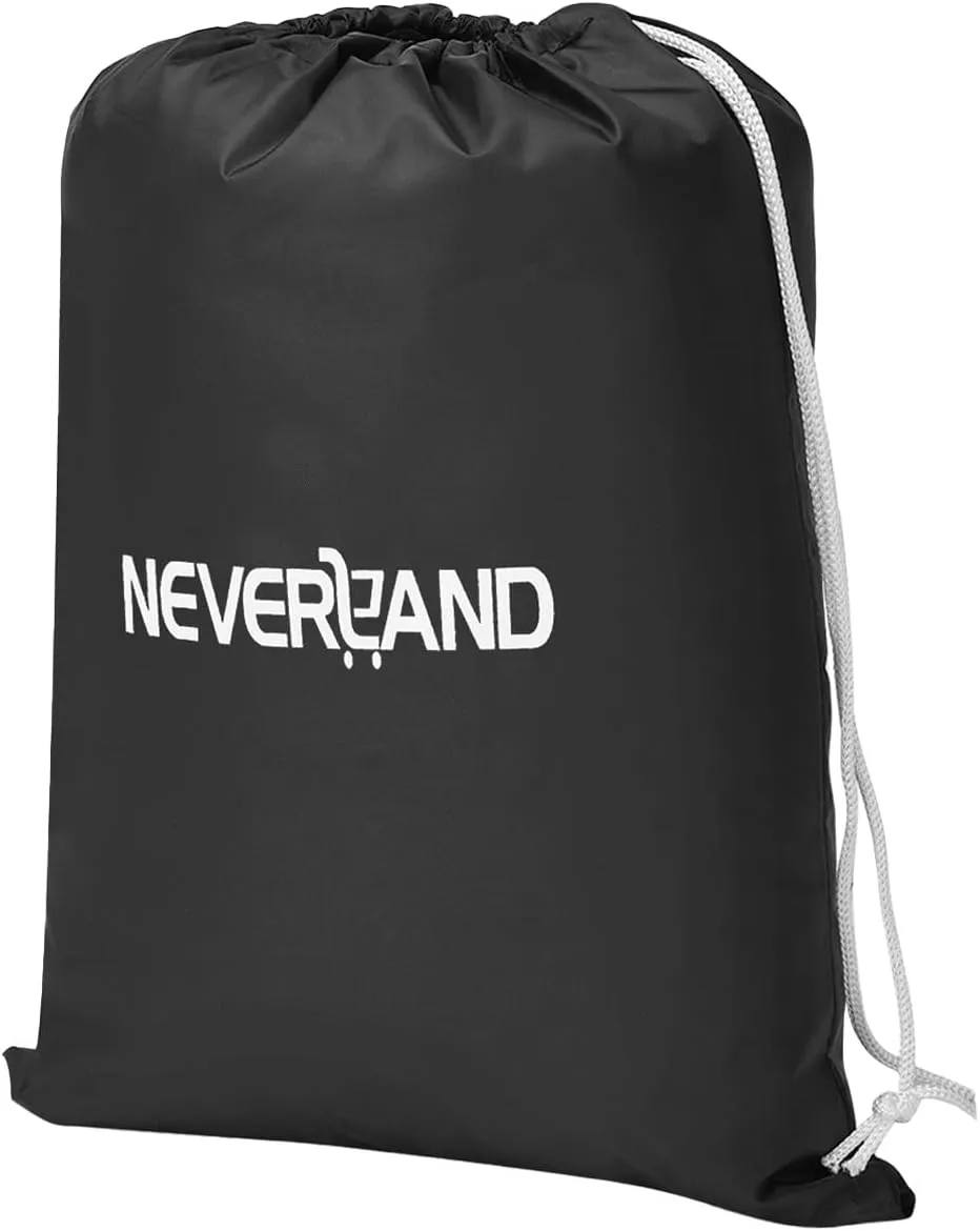NEVERLAND Golf Cart Cover - Waterproof Golf Cart Covers - Fits for Yamaha Golf Carts EZ GO Club Car - Outdoor Windproof Sunproof