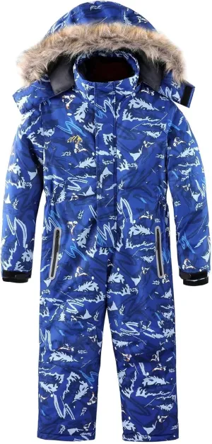 OHSNMAKSL Kid's Snowsuits Boys Ski Suits Jackets Girls Waterproof Coats Jumpsuits Winter Snowboarding Outdoor