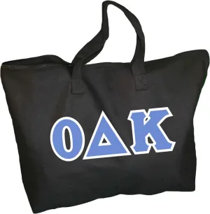Omicron Delta Kappa Lettered Tote Bag Black